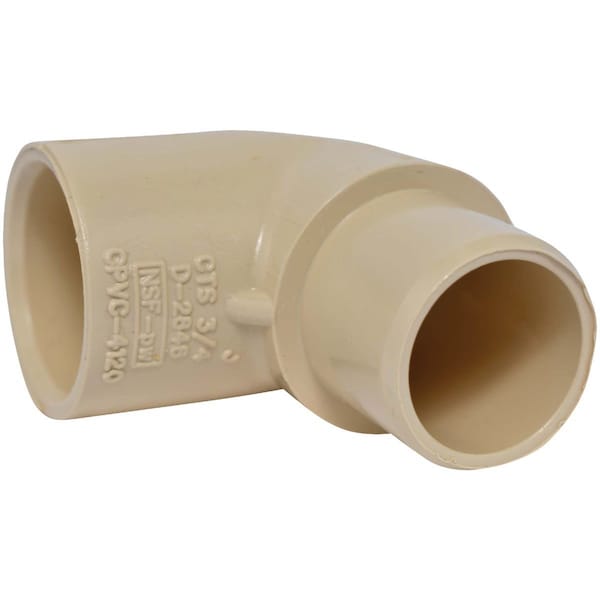 Charlotte Pipe And Foundry 3/4 In. Slip x Slip 90 Deg. CPVC Street Elbow 1/4 Bend CTS 02304 0800HA - main